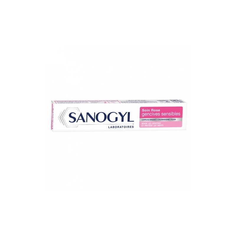 Sanogyl Dentifrice Soin Rose Gencives Sensibles 75ml