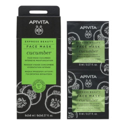 Apivita Express Beauty Masque Visage Cucumber 6x2x8ml
