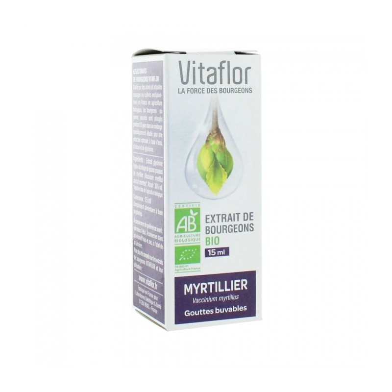 Vitaflor Myrtillier Extrait de Bourgeons Bio 15ml