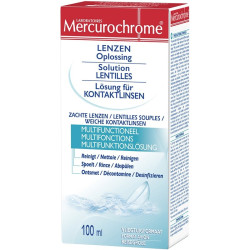 Mercurochrome Solution Lentilles 100ml