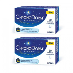 ChronoDorm Mélatonine 1 mg 2x30 comprimés sublinguaux