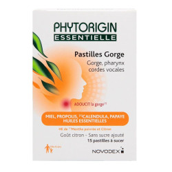 Novodex Phytorigin Essentielle Pastilles Gorge 15 pastilles