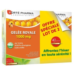 Forté Pharma Gelée Royale 1000 mg 2x20 ampoules de 10ml