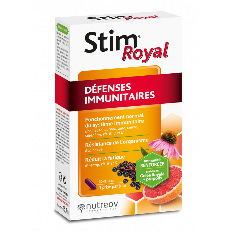 Nutreov Stim Royal Défenses Immunitaires 30 gélules