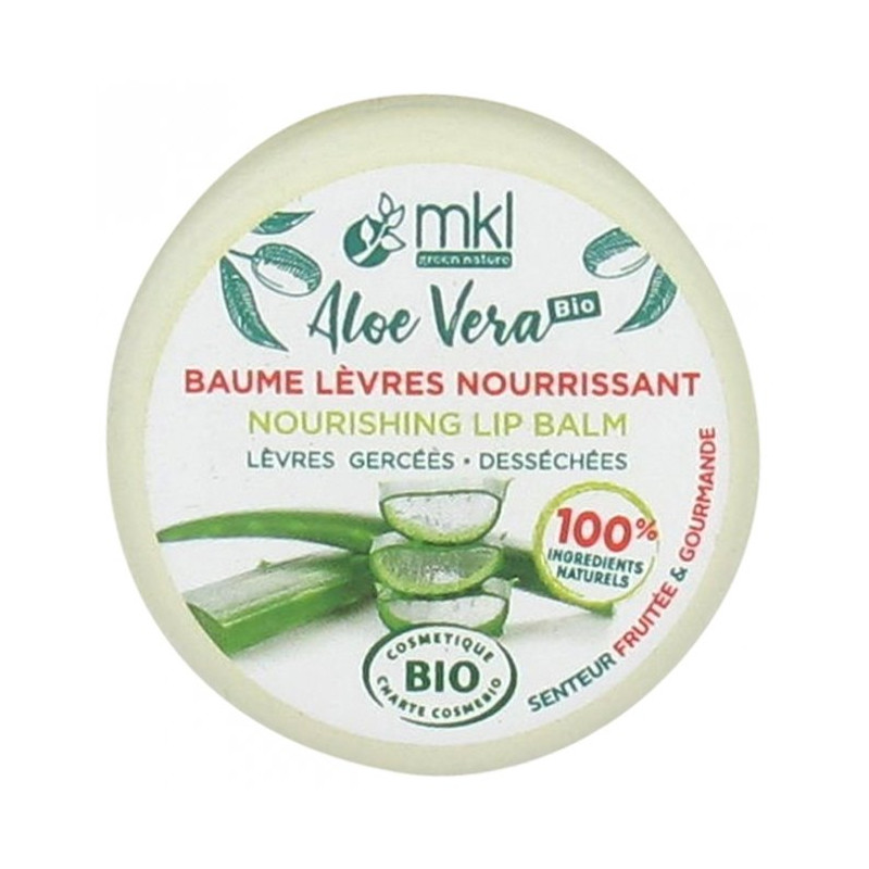 MKL Aloe Vera Baume Lèvres Nourrissant Bio 10ml