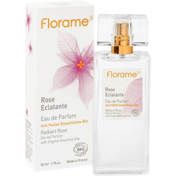 Florame Rose Éclatante Eau de Parfum Bio 50ml