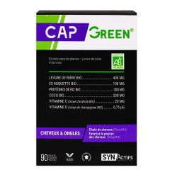 Synactifs Cap Green Cheveux & Ongles Bio 90 gélules