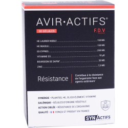 Synactifs Avir Actifs Résistance 30 gélules