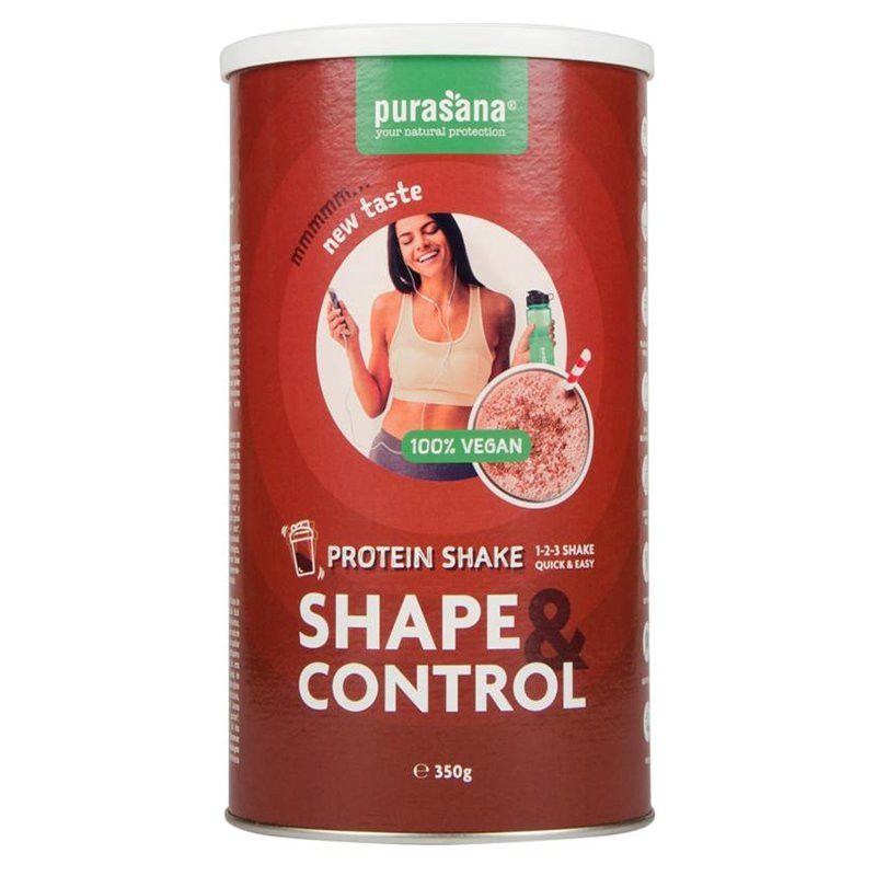Purasana Shape & Control Protein Shake Goût Chocolat 350g