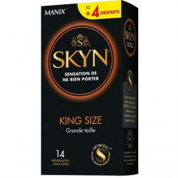 Manix Skyn King Size 10 préservatifs + 4 GRATUITS