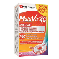 Forté Pharma Multivit' 4G Energie 60 comprimés OFFRE SPÉCIALE