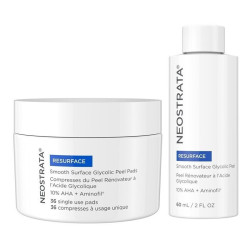 Neostrata Resurface Smooth Surface Glycolic Peel & Pads 60ml + 36 compresses