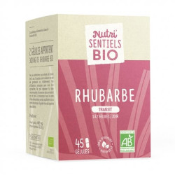 Nutrisanté Nutri'Sentiels Rhubarbe Bio 45 gélules
