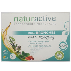 Naturactive Dual' Bronches Aux Essences 10 gélules + 10 capsules