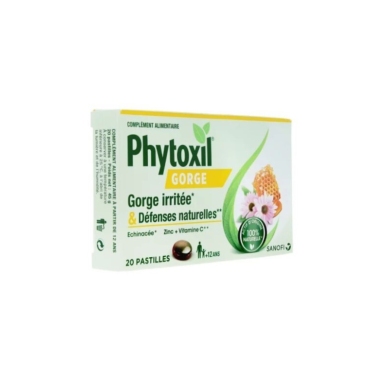 Phytoxil Gorge 20 pastilles