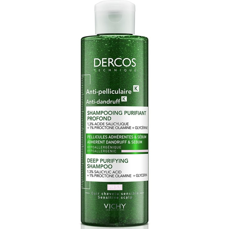 Vichy Dercos Anti-Pelliculaire Shampooing Purifiant Profond 250ml