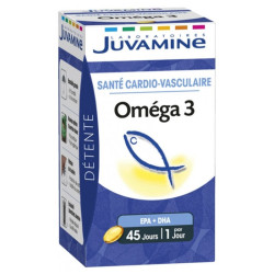 Juvamine Santé Cardio-Vasculaire Oméga 3 45 capsules