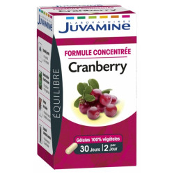 Juvamine Formule Concentrée Cranberry 60 gélules végétales