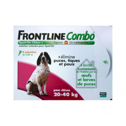 Frontline Combo Spot-on Chiens L 20 à 40 Kg x 4 Pipettes 2,68ml