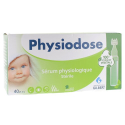 Physiodose Sérum Physiologique Plastique végétal 40x5ml