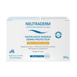 Neutraderm Savon Doux Surgras Dermo-Protecteur Visage & Corps 200g