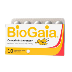 BioGaia Protectis Arôme Fraise Probiotique 10 comprimés