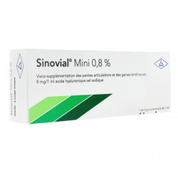 Sinovial Mini 0,8% Acide Hyaluronique 1 seringue de 1ml