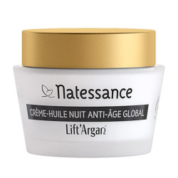 Natessance Lift'Argan Crème-Huile Nuit Anti-Âge Global Bio 50ml