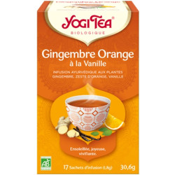 Yogi Tea Gingembre Orange à la Vanille Bio 17 sachets