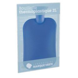 Laboratoire Marque Verte Bouillotte Thermoplastique Bleue 2L