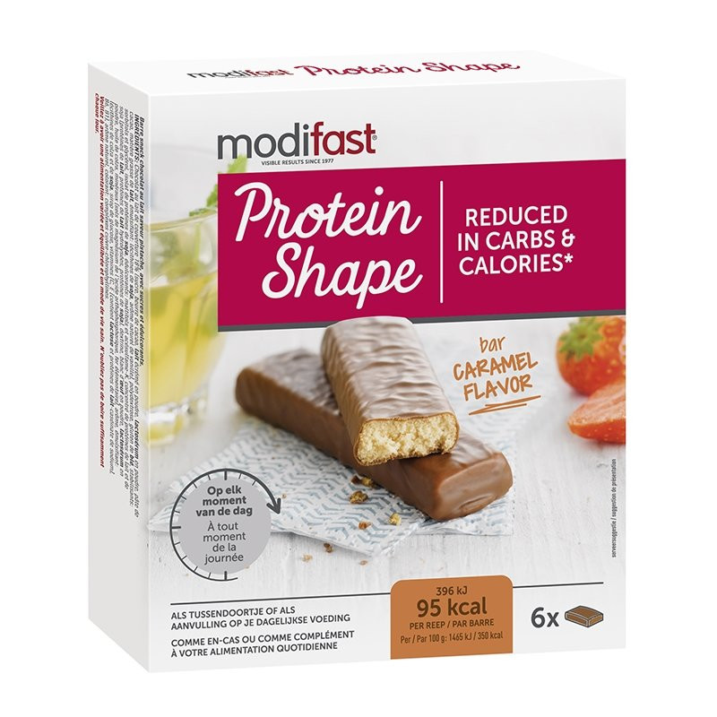 Modifast Protein Shape Barres saveur Chocolat - Caramel 6 snacks