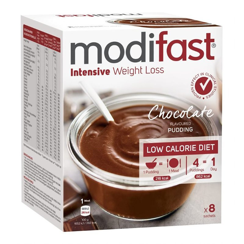 Modifast Intensive Pudding Chocolat 8 x 55g