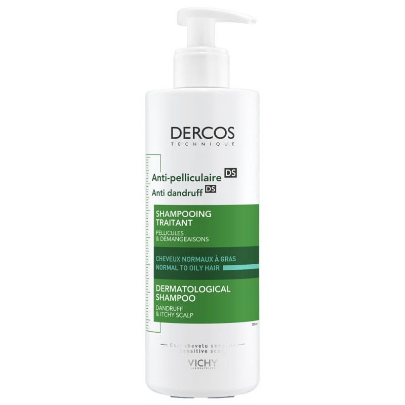 Vichy Dercos Shampooing Anti-Pelliculaire Cheveux Normaux à Gras 390ml