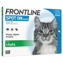 Frontline Spot-On Chat 4 pipettes de 0,5ml