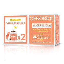 Oenobiol Solaire Express Préparation Solaire Accélérée 2 x 15 capsules OFFRE SPÉCIALE