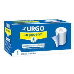Urgo Urgoderm Sparadrap Non Tissé Extensible 10m x 15cm 1 rouleau
