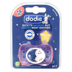 Dodie Sucette Anatomique +6 Mois Silicone Rose