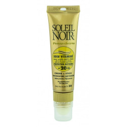 Soleil Noir Combi Soin Vitaminé SPF20 20ml + Stick à Lèvres SPF30 2g