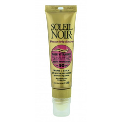 Soleil Noir Combi Soin Vitaminé SPF50 20ml + Stick à Lèvres SPF30 2g