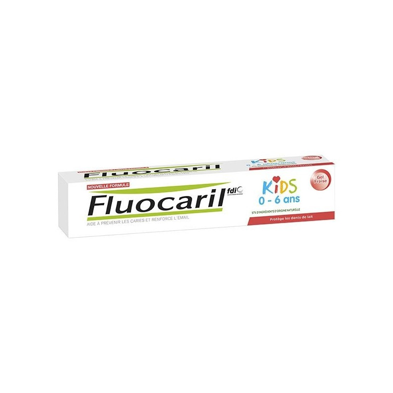 Fluocaril Kids 0-6 ans Dentifrice Gel Fraise 50ml