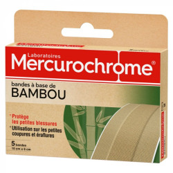 Mercurochrome Bandes à Base de Bambou 5 bandes