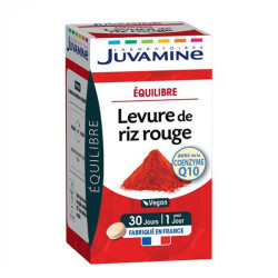 Juvamine Cholestérol Levure de Riz Rouge 30 comprimés