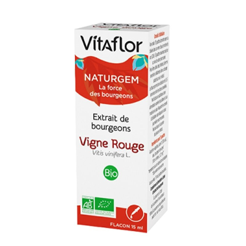 Vitaflor Extrait De Bourgeons Vigne Bio 15ml