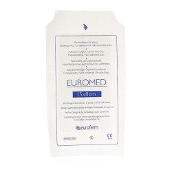 Euromed pansement bord adhesif 8 x 15cm *718005