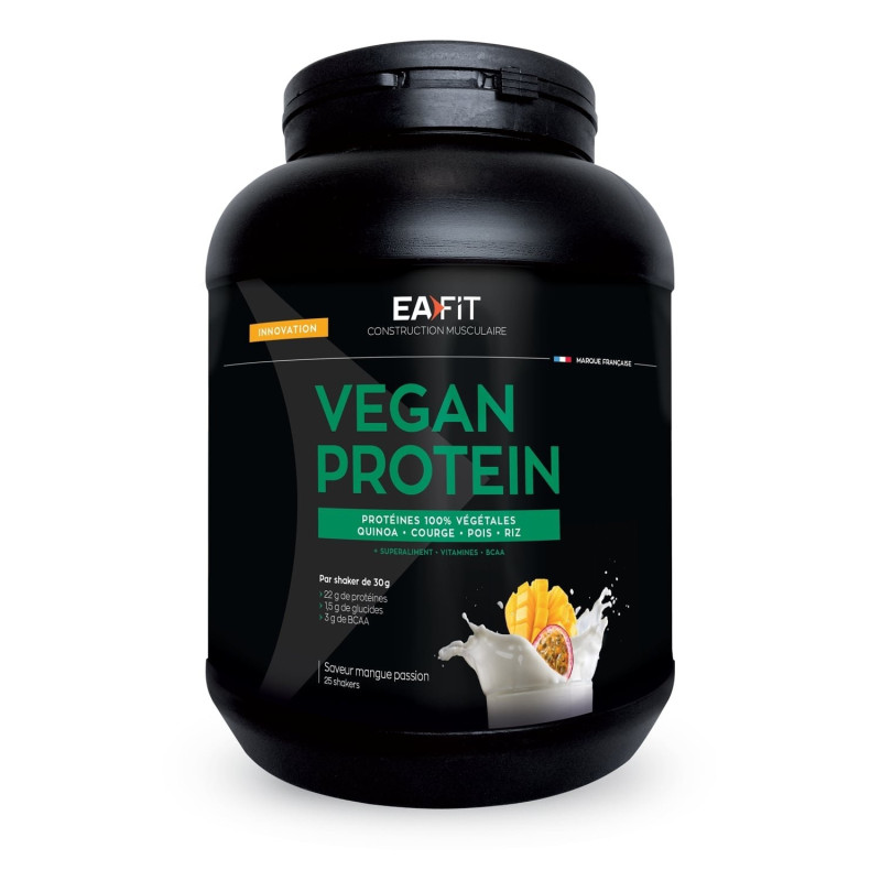 Eafit Vegan Protein Saveur Mangue Passion 750g