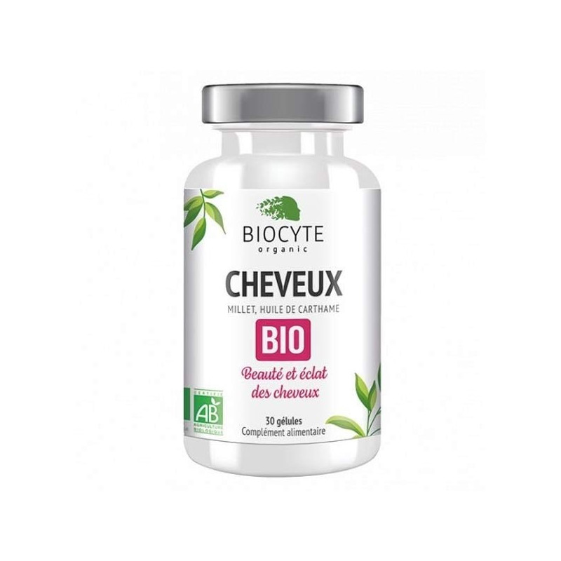 Biocyte Cheveux Bio 30 gélules