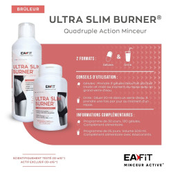 Eafit Ultra Slim Burner Quadruple Action Minceur x120 Gélules