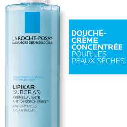 La Roche-Posay Lipikar Surgras Crème Lavante Anti-Dessèchement 400ml