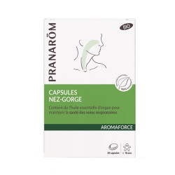 Pranarom Aromaforce Nez-Gorge Bio 30 capsules