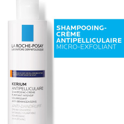 La Roche-Posay Kerium Shampooing Crème Antipelliculaire Cuir Chevelu Sec 200ml